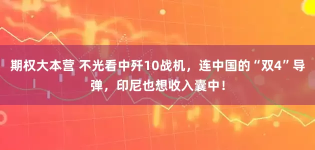 期权大本营 不光看中歼10战机，连中国的“双4”导弹，印尼也想收入囊中！